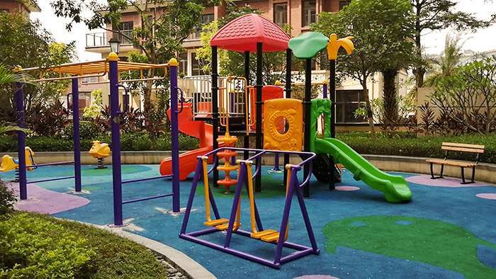 j9九游会牌數字可轉動兒童滑滑梯入住來賓市勝利藝術幼兒園